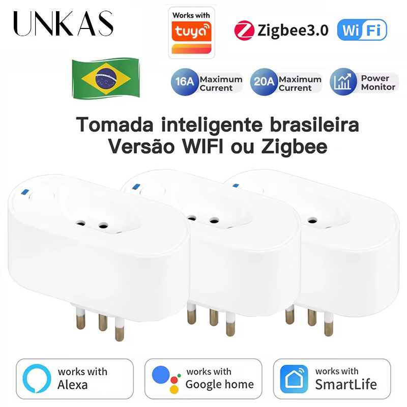 Smart Home Technology - Presa Intelligente UNKAS Compatibile con Tuya,