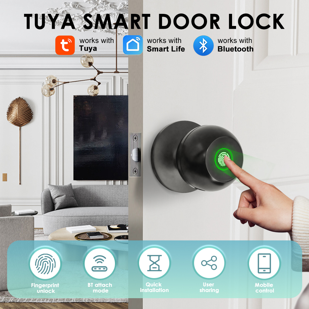 Smart Home Door Lock - Tuya Serratura elettronica Serratura esterna intelligente