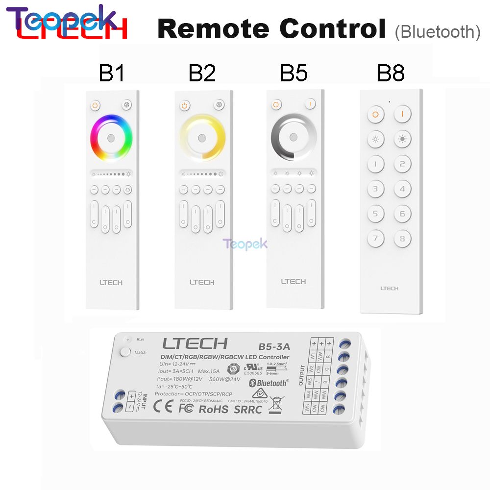 Alexa Compatible Bulb - LTECH B5-3A Controller LED Costante Bluetooth