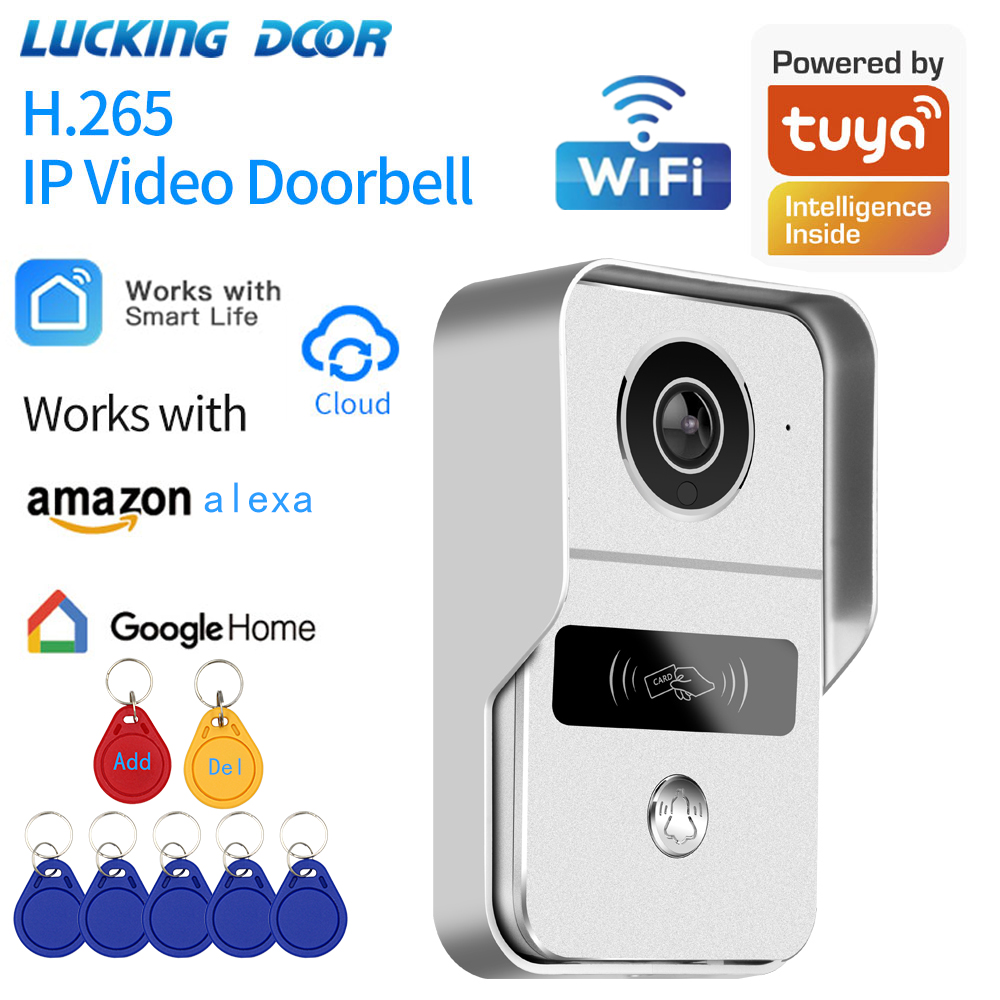 Smart Home Door Lock - Tuya Smart 1080P Campanello Telecamera WiFi