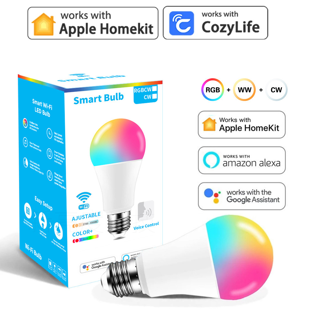 Smart Home Europe - Lampada da 9 W WiFi Homekit