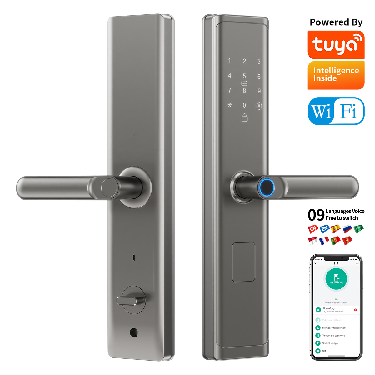 Smart Home Door Lock - Serratura Digitale Intelligente con Impronta Digitale