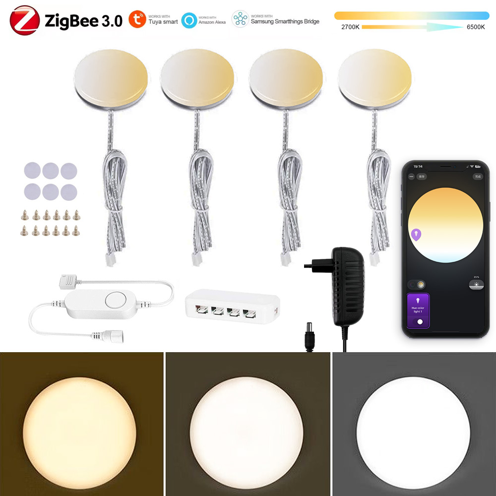Alexa Compatible Bulb - Luce LED Rotonda Bianca Doppia Zigbee