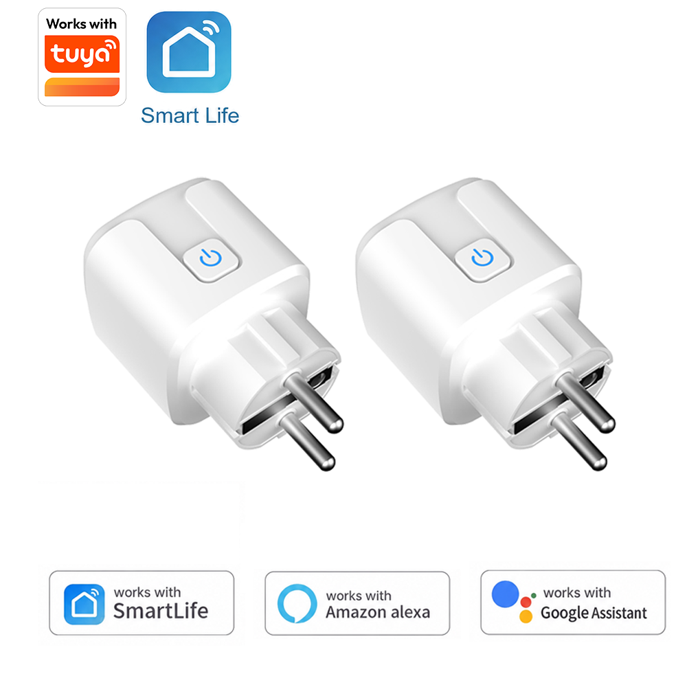 Smart Home Europe - Presa Intelligente Tuya EU con Supporto