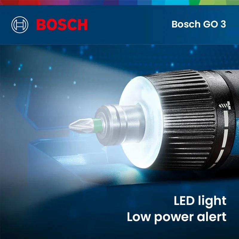 Smart Home Bosch - Cacciavite Elettrico BOSCH Go 3, Cacciavite