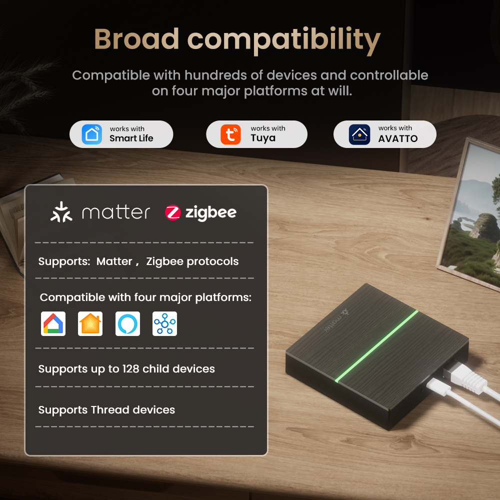AVATTO Matter Smart Wired Gate - Smart Home Bridge recensione e prezzo