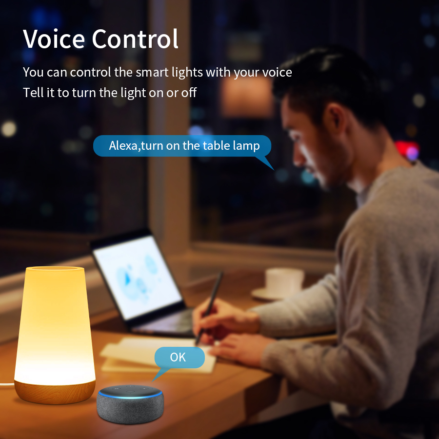 Tuya WiFi Smart Table Lamp dim - Smart Home Europe recensione e prezzo
