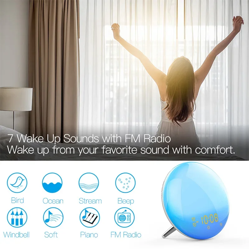 WiFi Tuya Smart Life sveglia s - Alexa Compatible Bulb recensione e prezzo