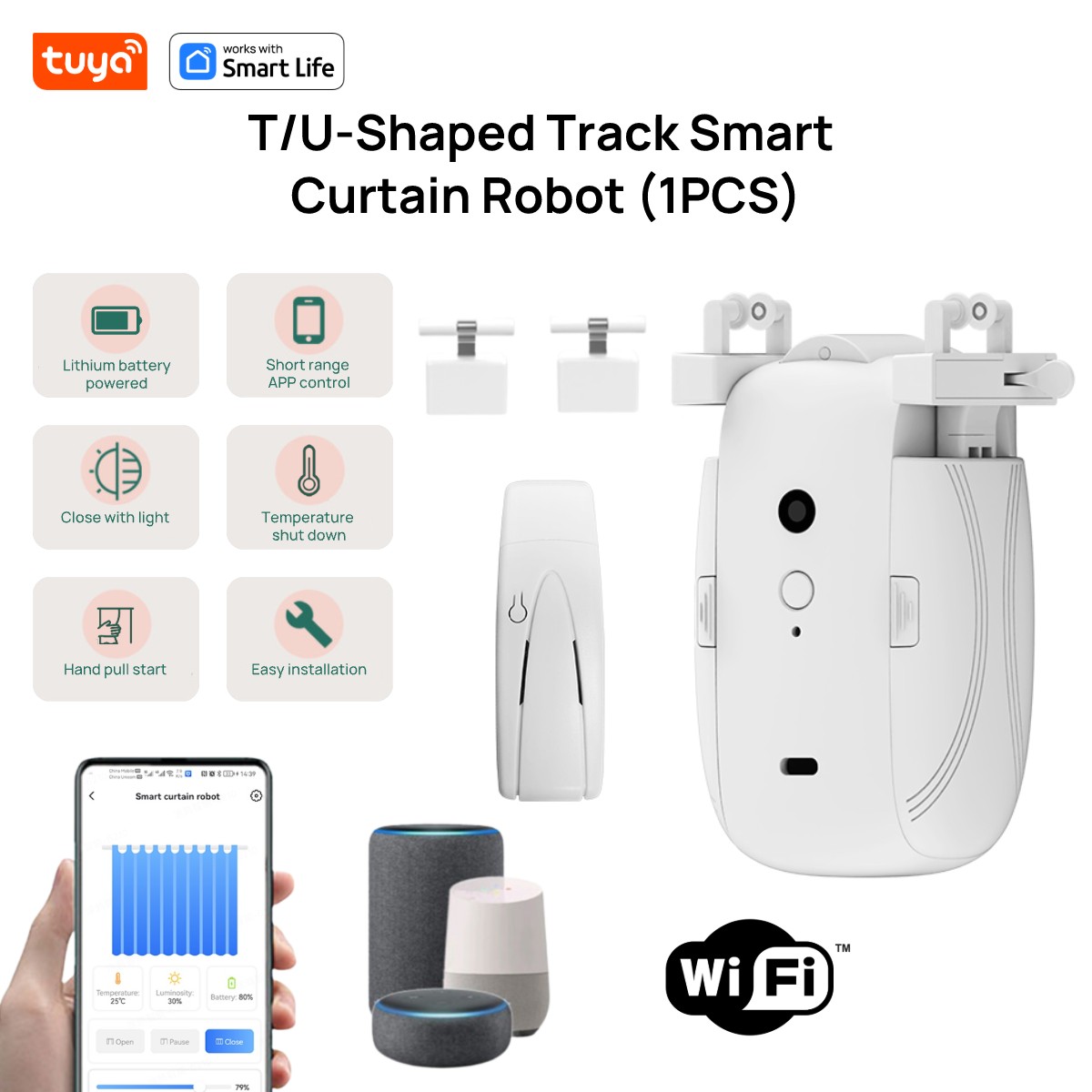 Robot per tende Tuya Smart WiF - Smart Curtain Robot recensione e prezzo