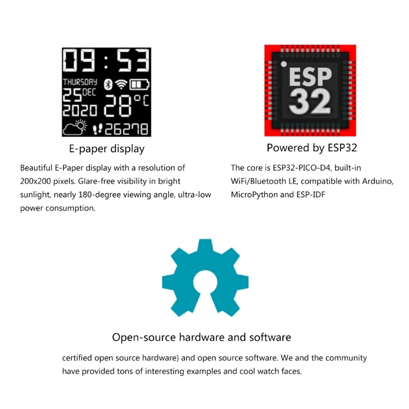K0EA ESP32 Smartwatch Orologio - Smart Home Open Source recensione e prezzo