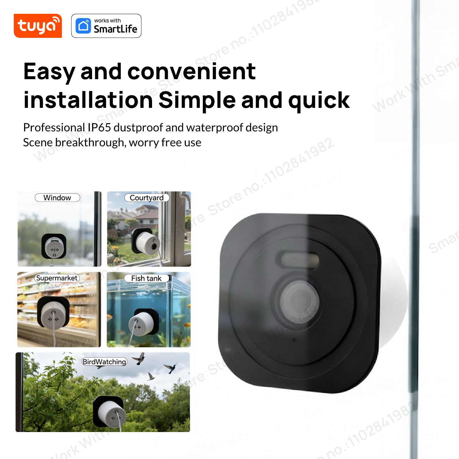 Telecamera da finestra Tuya da - Smart Home Os recensione e prezzo