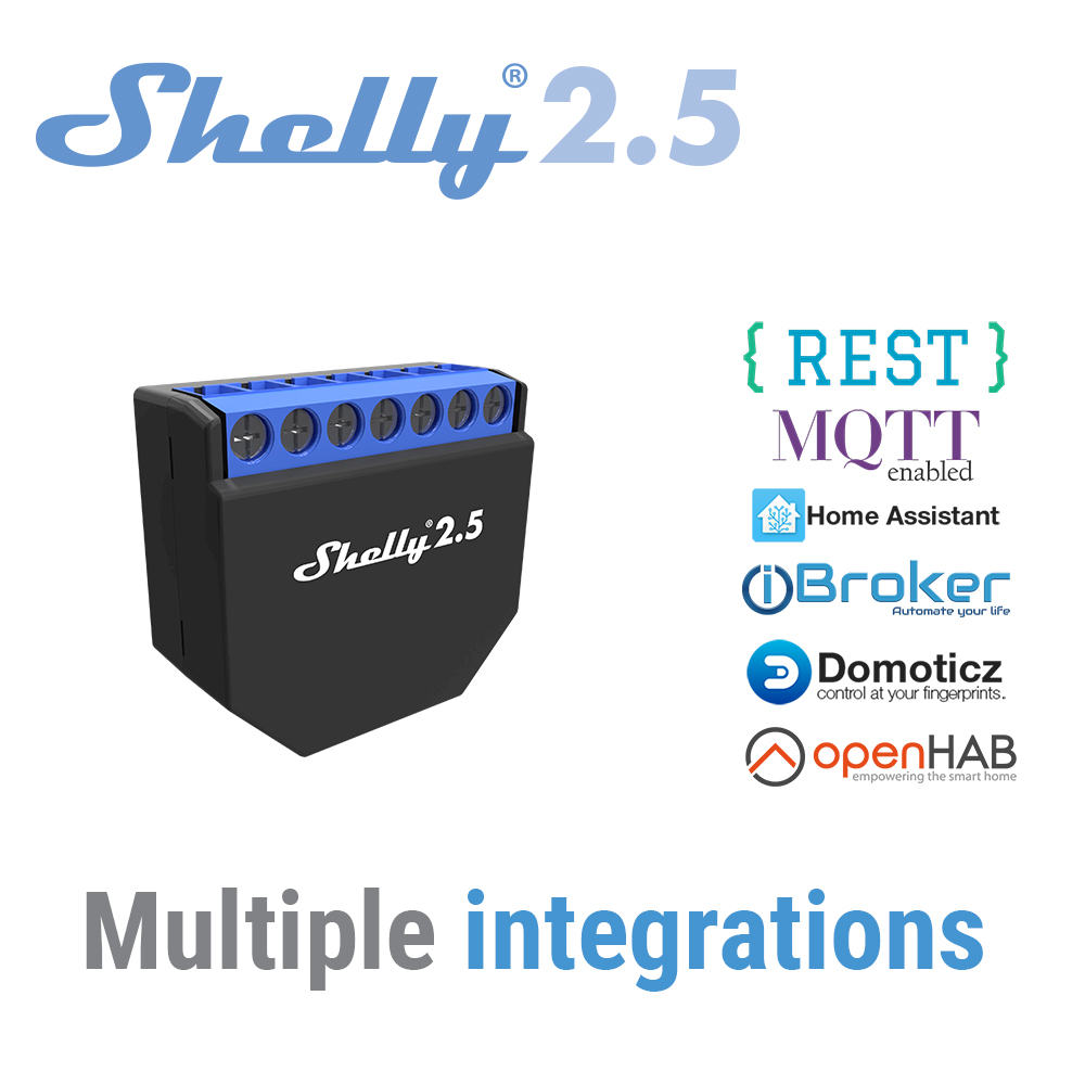 Shelly 2.5 Smart Home Doppio R - Smart Home Open Source recensione e prezzo