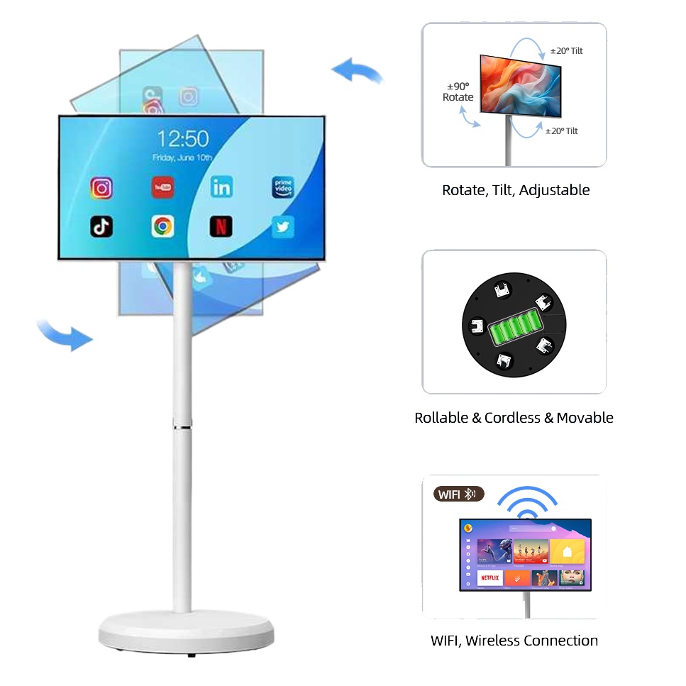 TV Smart Portatile da 21,5 Pol - Smart Home Pc recensione e prezzo
