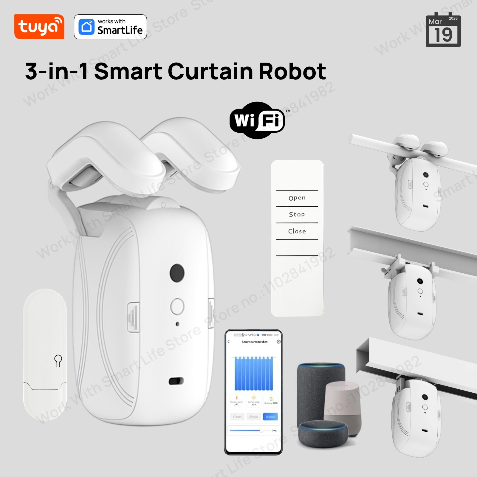1/2 Pezzi Robot Tenda Intellig - Smart Curtain Robot recensione e prezzo