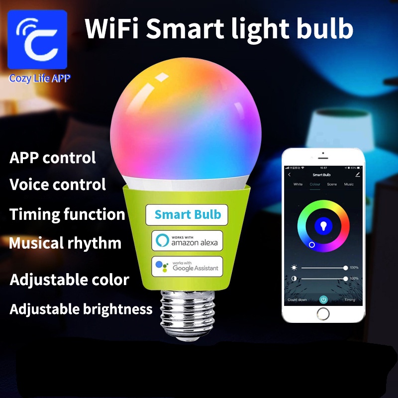 SIXWGH E27 Lampadina WiFi 9W L - Alexa Compatible Bulb recensione e prezzo