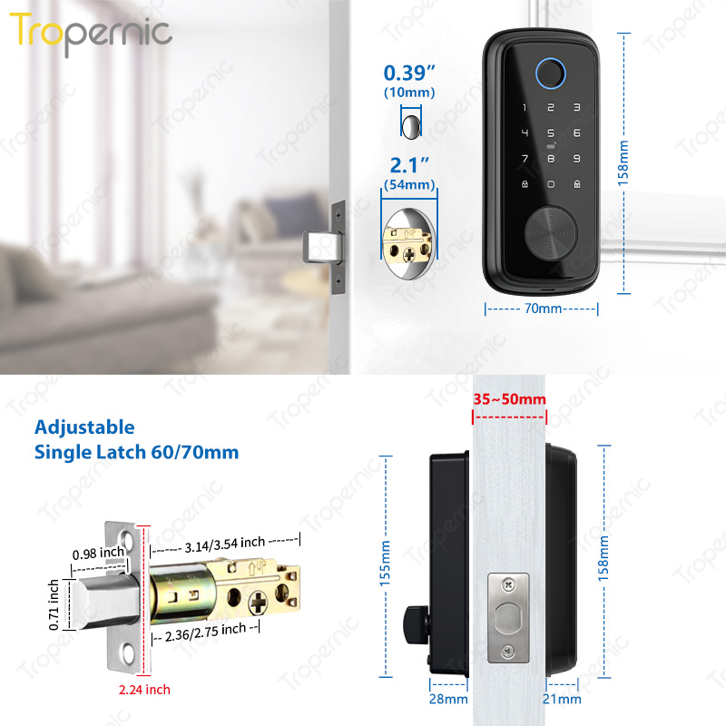 Tuya Zigbee serrature a catena - Smart Home Door Lock recensione e prezzo